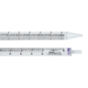 50mL Pipet, Individually Wrapped, Paper/Plastic, Bag, Sterile (100/cs)