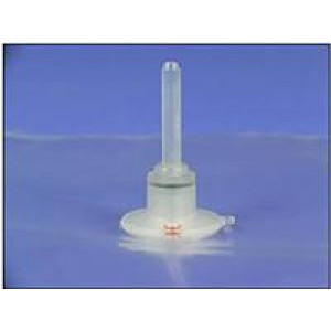 1 Liter, 7" X 7" ALTEF Gas Sampling Bag with (1) Polypropylene Push/Pull Locking Combo Valve & (1) Grommet {each}