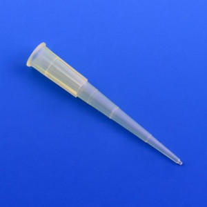 Pipette Tip, 1 - 200uL, Universal, Certified, Graduated, Yellow, 54mm, 200/Rack, 5 Racks/Stack Unit